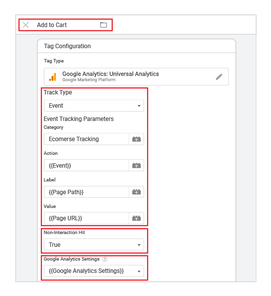 ecommerce tracking with google