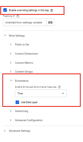 ecommerce tracking with google