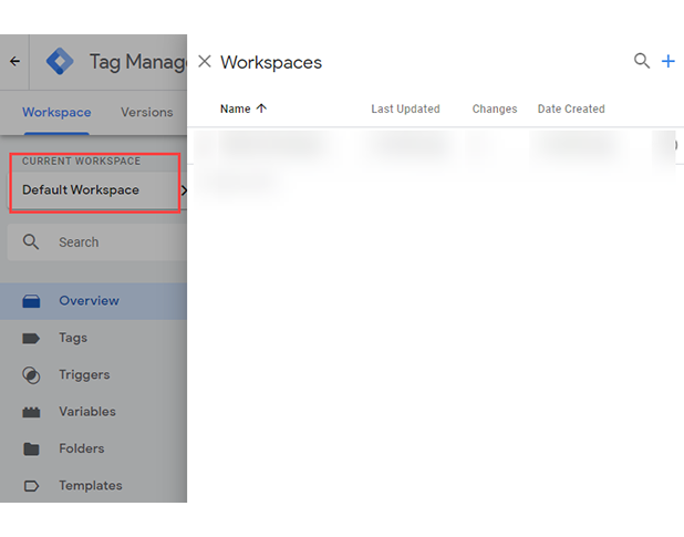 google tag manager example