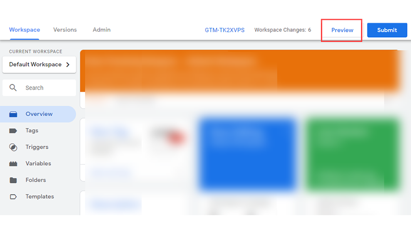 google tag manager example