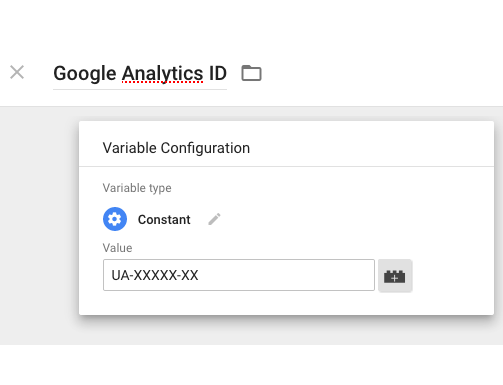 google tag manager example