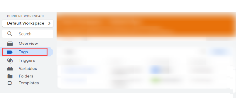 google tag manager example