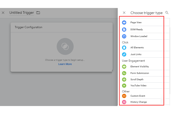 google tag manager example