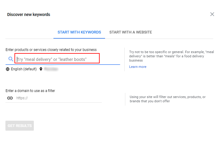 google keyword planner update