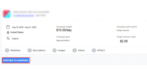 mobile app campaigns