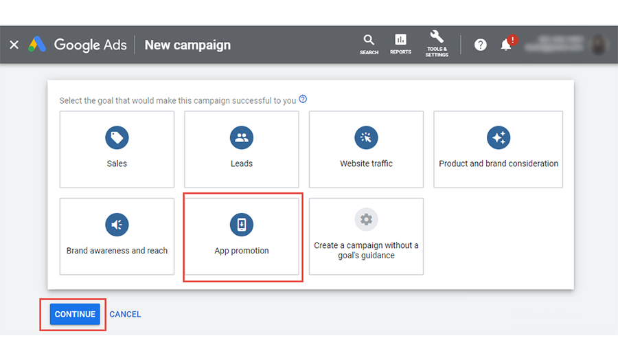 mobile app campaigns