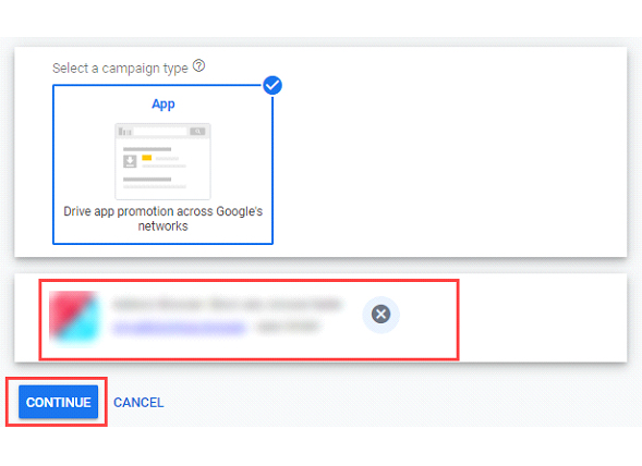 mobile app campaigns