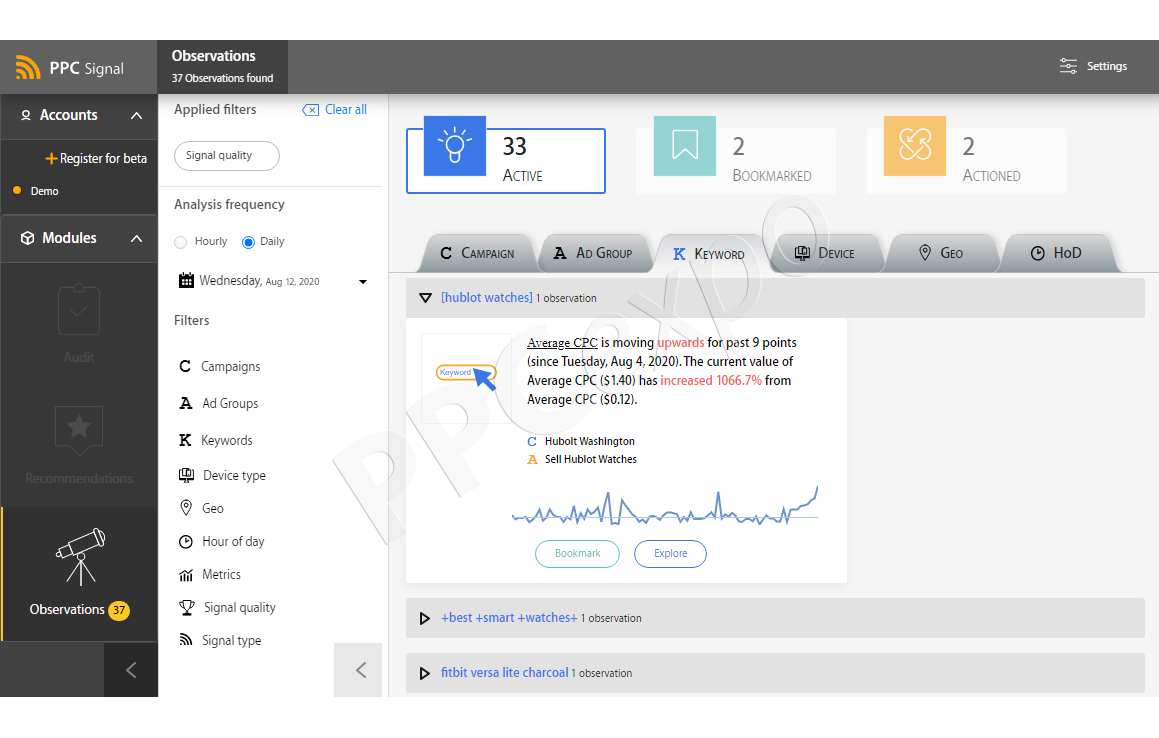 complexity in your ppc