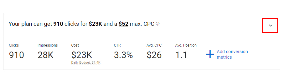 free google keyword planner
