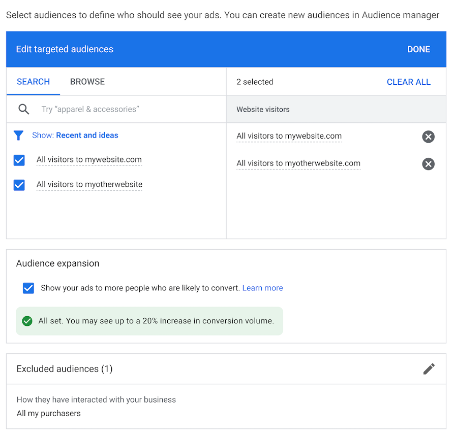 Google Ads Updates