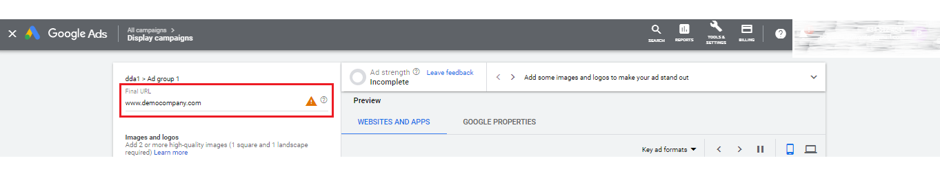 Responsive display ads specs