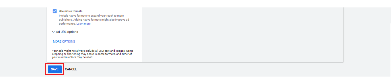 Responsive display ads specs