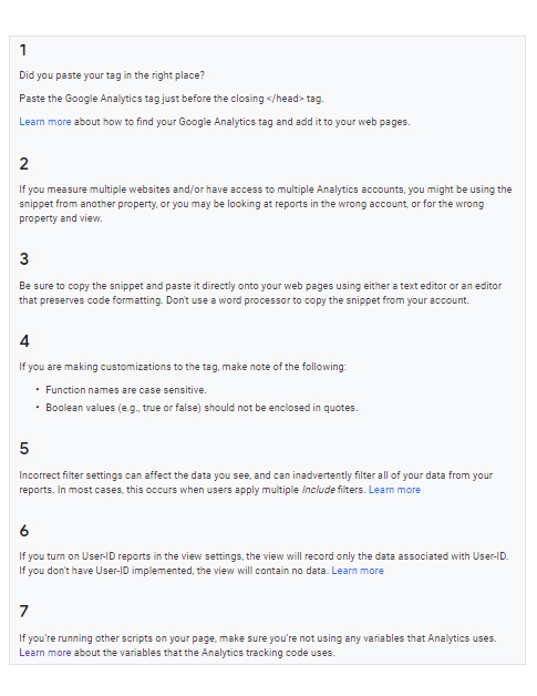 google analytics code example
