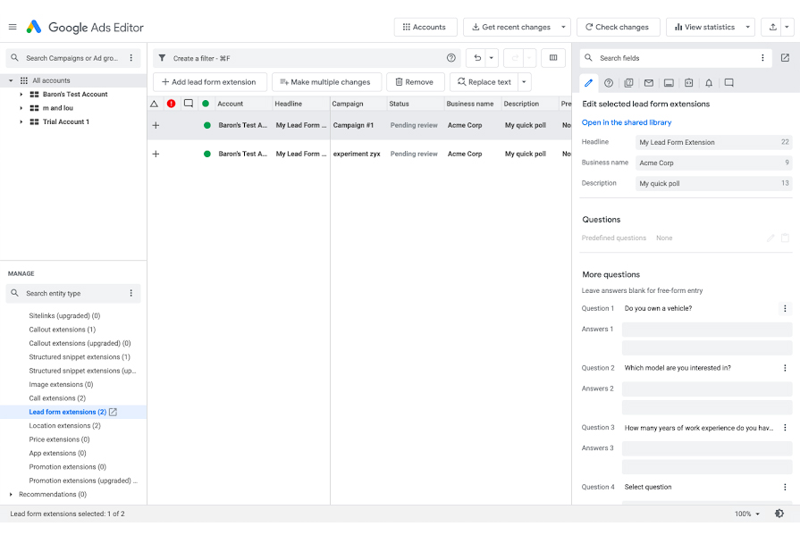 Google Ads Updates