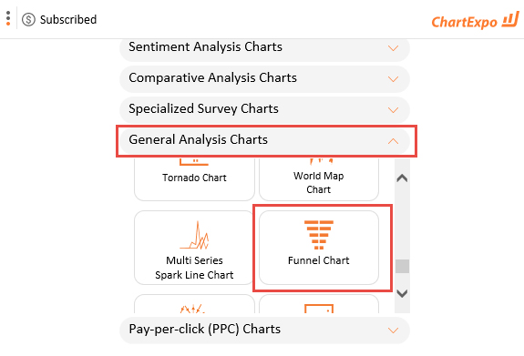 funnel chart excel
