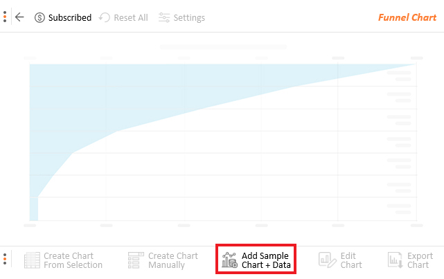 funnel chart excel