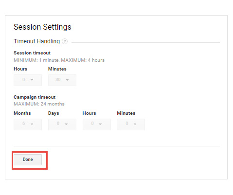 session in google analytics