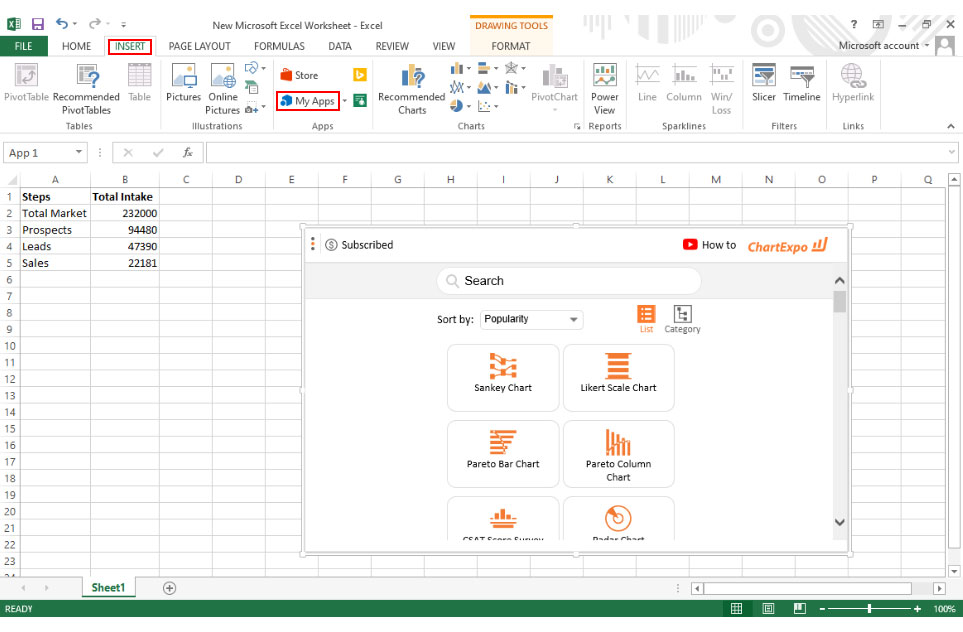 sales funnel excel