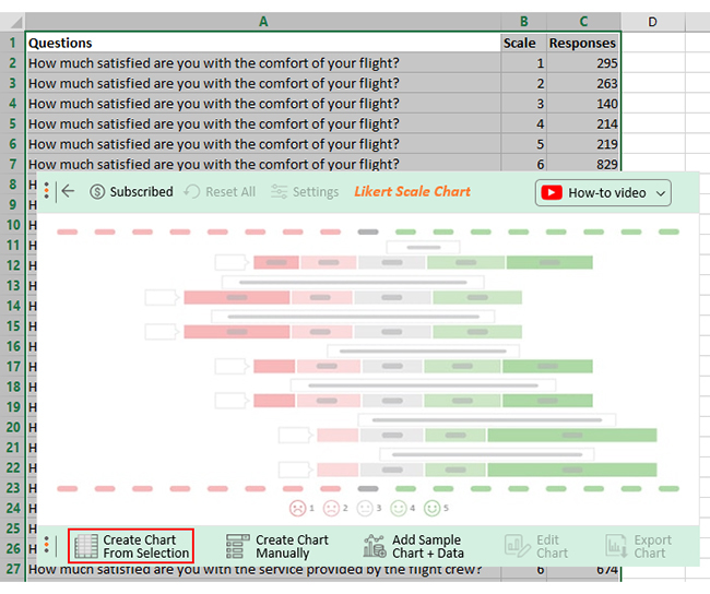 create likert scale templates in excel