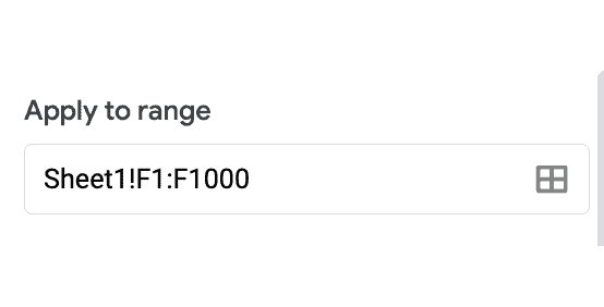 Data Validation in Google Sheets 4