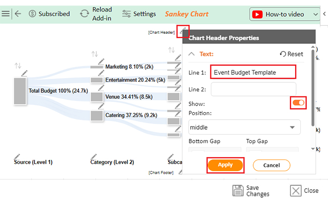 Event Budget Template in Excel 6