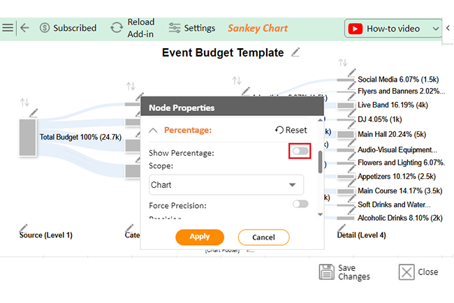 Event Budget Template in Excel 7