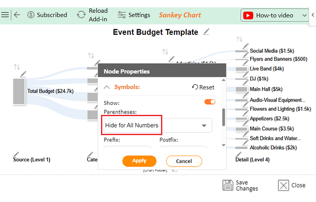 Event Budget Template in Excel 9