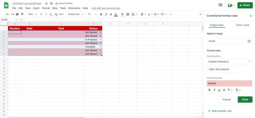 Use Conditional Formatting