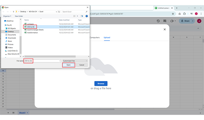 Import CSV to Google Sheets 4