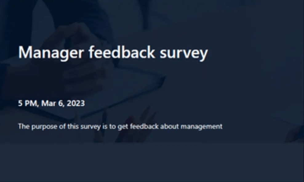 Manager Feedback templates